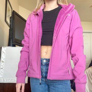 Pink North Face Jacket Small